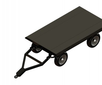 Çift Dingil Makaslı Römork